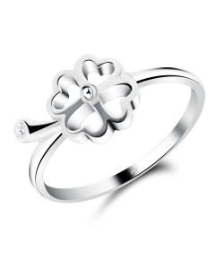 4 Leaf Clover Silver Rings NSR-867